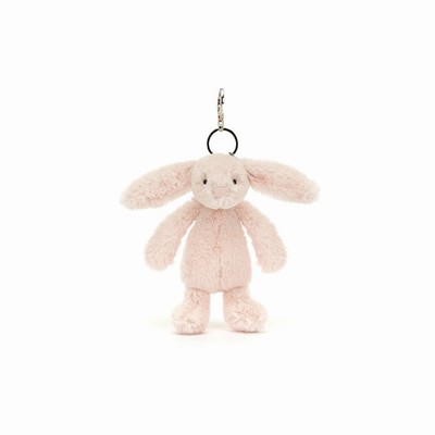 Jellycat Bashful Blush Bunny Bag Charm New Zealand | ZRHNM3609